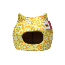RUFF LOVE Cozy Cat Bed Flower Power 19" x 19"