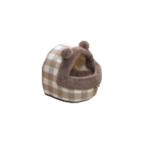 RUFF LOVE Kitty Kat Kozy Bed Boat Check 40x35x35cm