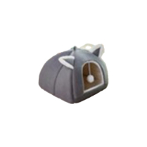 RUFF LOVE Kitty Kat Kozy Bed Pyramid Grey 42x42x40cm