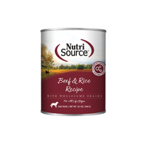 NS NutriSource DOG CAN Beef & Rice 12/12.3oz