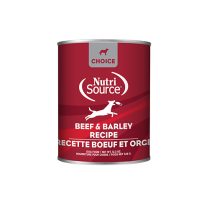 NS Choice DOG CAN Beef & Barley 12/12.3oz