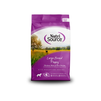 NS NutriSource Puppy LG Breed Chicken & Rice 4lb (8)
