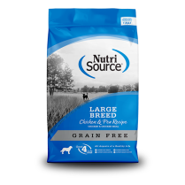 NS NutriSource GF LG Breed Chicken & Peas 26lb