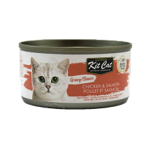 KIT CAT WET GravySeries Chicken & Salmon 24x70g