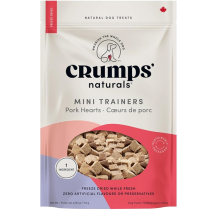 CRU Mini Trainers Freeze Dried Pork Hearts 115g (8) NEW