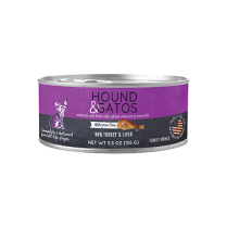 HOUND & GATOS CAT Turkey Recipe 24x5.5oz