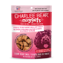 CHARLEE BEAR Nuggets Strawbeary Swirl Treats 6oz (BIL) (12)