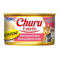 INA Churu Entree Can Chicken w/Salm Mousse CAT 24/3oz NEW