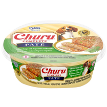 INA Churu Complete Cup Ckn w/Veg&Pmkn Pate DOG 8/9.5oz NEW