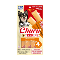 INA Churu Terrine SM DOG Chicken CARTON 8x2.12oz (2) NEW