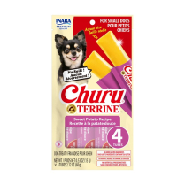 INA Churu Terrine SM DOG Sweet Potato CARTON 8x2.12oz (2)NEW