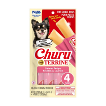 INA Churu Terrine SM DOG Salmon CARTON 8x2.12oz (2) NEW