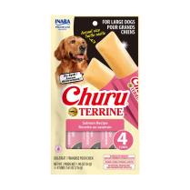INA Churu Terrine LG DOG Salmon CARTON 8x7.6oz (2) NEW