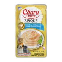 INA Churu Entree Bisque Ckn w/Cheese CARTON 6x1.76oz (8) NEW