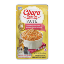 INA Churu Entree Pate Ckn w/Salmon CARTON 6x1.76oz (8) NEW