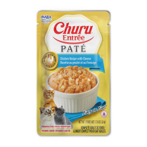 INA Churu Entree Pate Ckn w/Cheese CARTON 6x1.76oz (8) NEW
