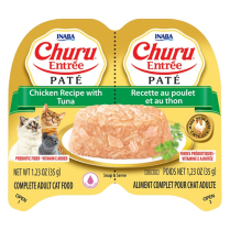 INA Churu Entree Pate Twin Cups Ckn/Tuna CARTON 6x2.46oz (8)