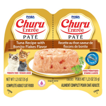 INA Churu Entree Pate Twin Cups Tuna/BonF CARTON 6x2.46oz(8)