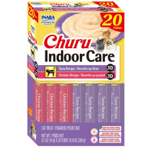 INA Churu Puree Indoor Care Tuna&Ckn Var BOX 20pk 10oz (16)