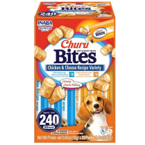 INA Churu Bites DOG Ckn Wrap Ckn/Chs Var 20pk 8.4oz (4)