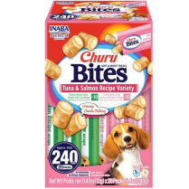 INA Churu Bites DOG Ckn Wrap Tuna/Salm Var 20pk 8.4oz (4)
