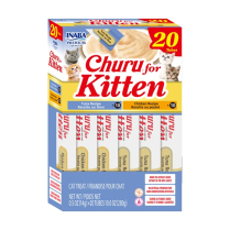 INA Churu Puree Kitten Tuna & Ckn BOX 20pk 10oz (16) NEW
