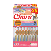 INA Churu Puree Salmon & Tuna Var BOX 20pk 10oz (16)