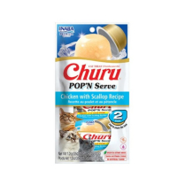 INA Churu Pop'n Serve Ckn w/ Scallop 2pk CTN 4x2.46oz (8)