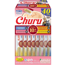 INA Churu Senior 10+ Variety BOX 40pk 20oz (12)