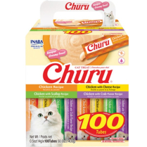 INA Churu Puree Chicken Var BOX 100pk 50oz (6)