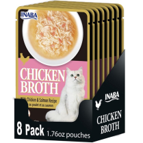 INA Chicken Broth w/ Ckn & Salmon CARTON 8x1.76oz (6)*