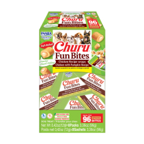 INA Churu Fun Bites DOG Ckn Wrap Pumpkn BOX 3.36oz (12)*