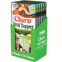 INA Churu Meal Topper DOG Ckn w/ Cheese 4pk CARTON 6x2oz (8)