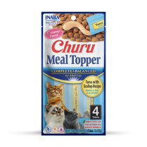 INA Churu Meal Topper CAT Tuna/Scallop 4pk CARTON 6x2oz (8)