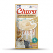 INA Churu Puree Tuna w/Bonito Flakes Rcp CTN 6x2oz (8)*