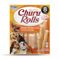 INA Churu Rolls DOG Ckn Recipe Wrap Ckn 8pk CTN 6x3.36oz(8)*