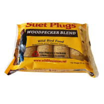 WLS Suet Plugs 4pk Woodpecker Blend 12oz #786 (12)