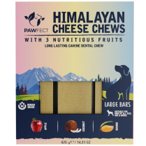Pawfect Himalayan Cheese Chew 3pk LG Appl/C'nut/Mango 420g