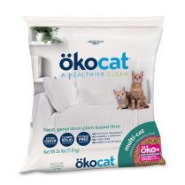 HPOK Okocat Multi-Cat Wood Clumping Litter BAG 26lb (SO)