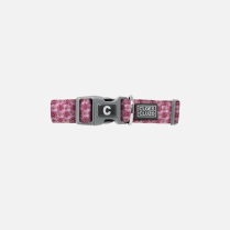 DEKI CloeCluzo CCF6A347 Collar Adj PINK w/ Flowers SM