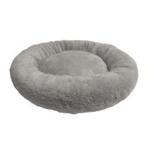 DEKI CloeCluzo CC7055 Round Plush Pet Bed 20"x20" GRY