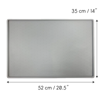 DEKI CloeCluzo CC7065 Silicone Pet Food Mat 14"x21" GRY