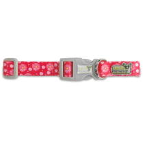 DEKI Petite PL122 Collar PINK Flowers XS