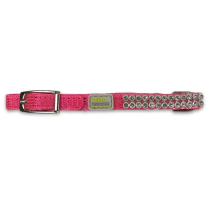 DEKI Petite PL122 Collar PINK Rhinestone 2XS
