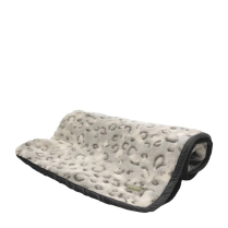 DEKI Petite PP7000 Pet Plush Blanket 35"x28" GRY Cheetah