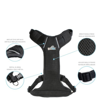 DEKI Pawtek PT5003 Travel Harness BLK MD