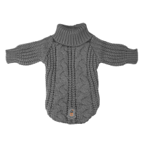 DEKI Gooeez GZ1092 Heavy Knit Sweater Charcoal GRY MD