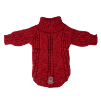 DEKI Gooeez GZ1092 Heavy Knit Sweater RED 2XS