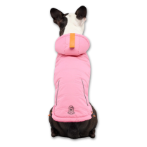 DEKI Gooeez GZ1007 Hooded Signature Winter Jacket PNK/GRY XS