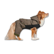 DEKI Gooeez GZ1008 Hooded Full-Body Snowsuit KHAKI/BLK 2XL